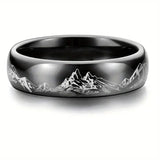 Fashion Star Couple Style Mountain Ring