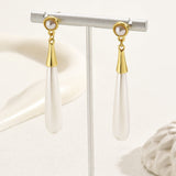 Pearl Earrings Drop-shaped Long Earrings Niche