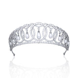 Royal Queen Crown Zircon Wedding Headwear