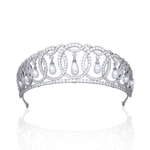 Royal Queen Crown Zircon Wedding Headwear