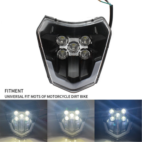 Motorcycle Headlamp LED Daytime Running 5 Lamp