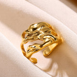 Fashion Personality Men And Women Lava Ring