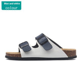 Buckle Flat Cork Slippers Same Beach Buckle Sandals