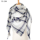 European And American Autumn And Winter Plus-sized Double-sided Qicaigei Scarf Women's Shawl