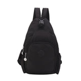 Single Shoulder Crossbody Chest Bag Double Back Large Capacity Women's Bag