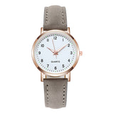 Casual Simple Digital Retro Ladies Quartz Watch