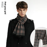 Simple Plaid Warm Keeping Artificial Cashmere Scarf