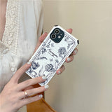 Anti-falling Of Vintage Flower Mobile Phone Case