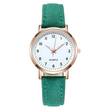 Casual Simple Digital Retro Ladies Quartz Watch