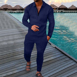 Autumn Long-sleeved Trousers Two-piece Sports And Leisure Men's Suit