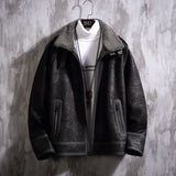 Men's Fashionable Lamb Fur Coat