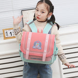 Elementary School Student Schoolbag British Style Boys And Girls Burden Reduction Children Backpack