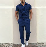 Men's Pants Casual Loose One-piece Suit