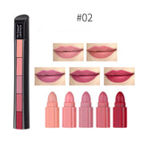 Matte 5-color Lipstick Set Velvet Lip Stick Non-stick Lip Gloss Long Lasting Waterproof Sexy Red Lipstick