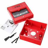 Wired Security Button Hand Breaking Glass Emergency Fire Alarm - UNBEATABLE STORE