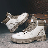 Men's Casual Trend High Top British Style Martin Boots