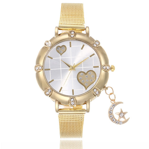 Owl Pendant Quartz Watch Watch Rhinestone Fashion