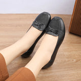 Women's Summer Hollow Out Leather Flat Shoes