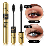 Double Effect 2 In 1 Long Curling Eye Black - UNBEATABLE STORE