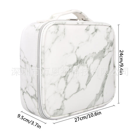 Small Double Layered Makeup Travel Storage Box Makeup Artist