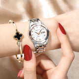 Waterproof Luminous Steel Band Ladies Watch Korean Version