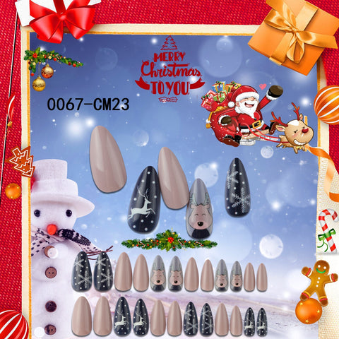 Christmas Nails Nail Tip Wear Supplies