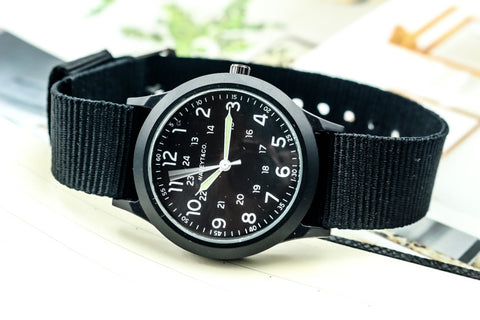 Men's Fashion Nylon Outdoor Luminous Watch